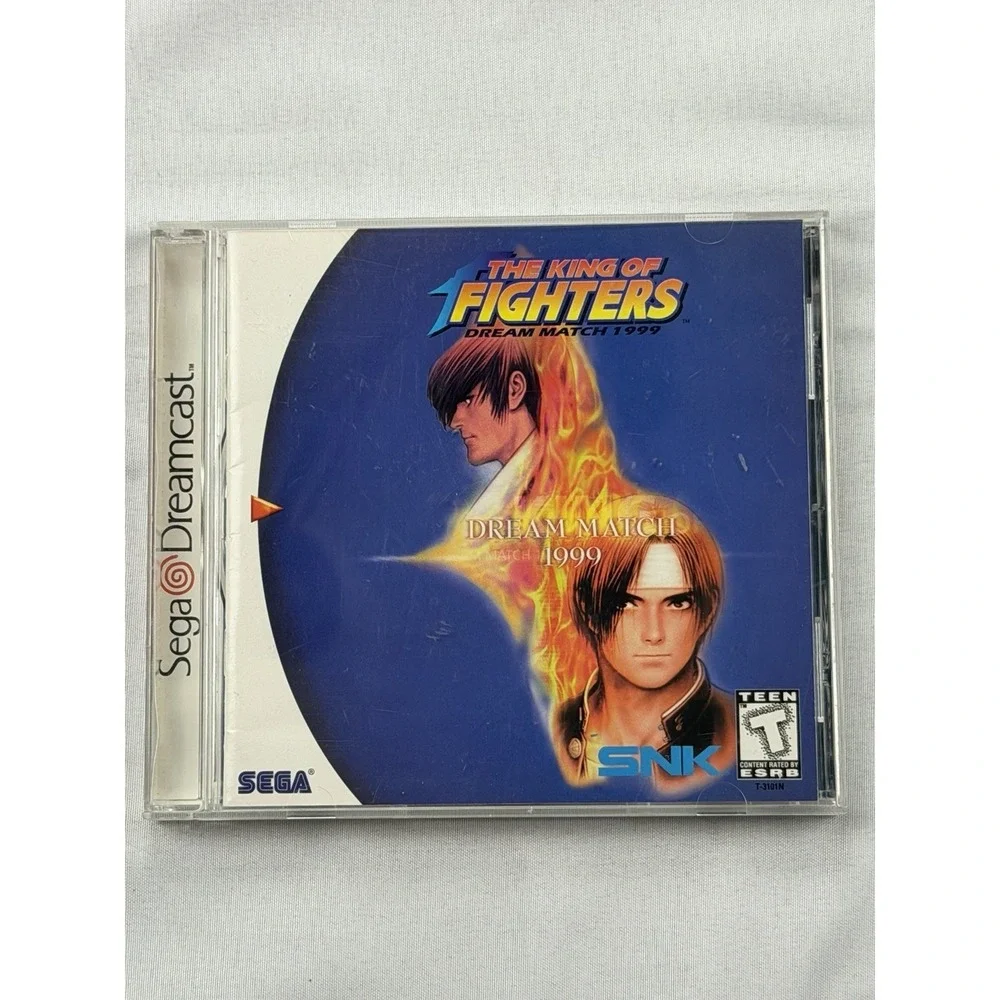 THE KING OF FIGHTERS DREAM MATCH 1999 SNK SEGA DREAMCAST KYO KUSANAGI CIB VF+